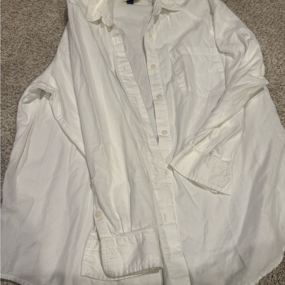 Universal Thread White Button Down Shirt - image 5